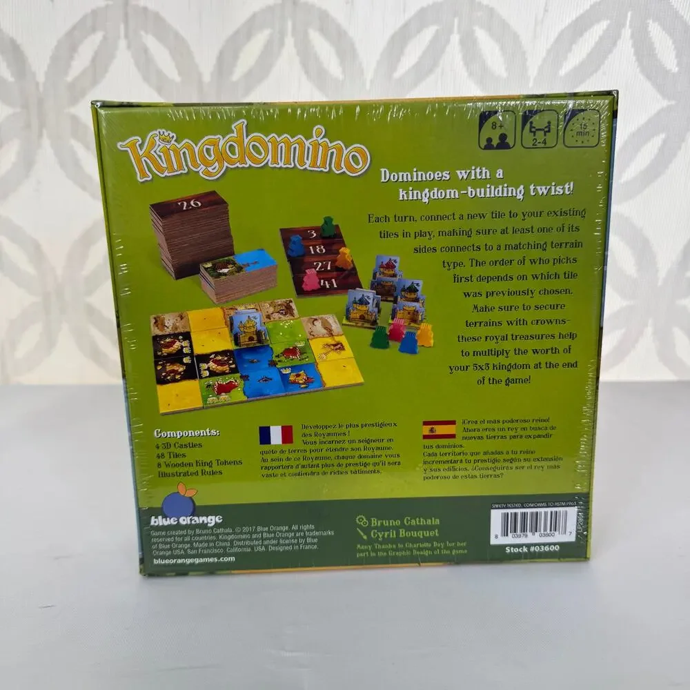 Blue Orange Games Kingdomino Award Winning Family Strategy Board‎ Game Sealed